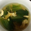 クックB10HK6☆'s cooksnap of when they made 小松菜と卵のスープ♪.