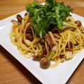 hs☆'s cooksnap of when they made 牛肉和風パスタ.