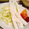 LimeLunch's cooksnap of when they made 白菜のパリパリシーザーサラダ.
