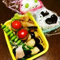 ＲＫまま's cooksnap of when they made Oお弁当（ナゲットの海苔巻き）.