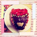 はるmamﾅﾅ's cooksnap of when they made キョウリュウジャーのケーキ☆.