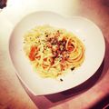 xoxo♥'s cooksnap of when they made 海老と貝柱のクリームソースパスタ♪.