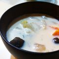 くまのーり's cooksnap of when they made 塩麹さんで豆乳スープ.