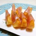 赤い電話's cooksnap of when they made 生ハム柿.