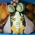 やまfam0610's cooksnap of when they made 妖怪ウォッチ☆キャラ弁☆モレゾウ 簡単！.