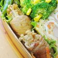 どんぴんたん's cooksnap of when they made ＊お弁当に＊えのきの豚肉巻き＊.