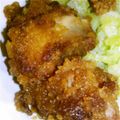 ユーロン's cooksnap of when they made 鶏のから揚げ＊ピリ辛中華風（油淋鶏）.