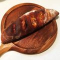 tomozopimp's cooksnap of when they made 天然酵母のバゲット！ベーコン&チーズ.