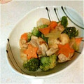 ゆっきぃ1982's cooksnap of when they made 簡単♡里芋と鶏もも肉のガーリック炒め.