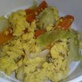 ユーロン's cooksnap of when they made 春キャベツのとウィンナーの卵炒め.