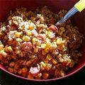 kotmg's cooksnap of when they made ミートソースをリメイク☆簡単カレーピラフ.
