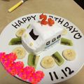 atpm1873's cooksnap of when they made 鉄男！大喜び♪７００系新幹線ケーキ.