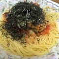 なかやそ's cooksnap of when they made 一人のおうちランチに！キムチ納豆パスタ☆.