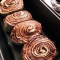 ばなはなな's cooksnap of when they made ○チョコシート折り込みパン○.