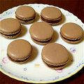 usahima's cooksnap of when they made チョコマカロン♪.