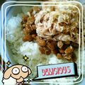 抹茶よーぐると's cooksnap of when they made 安くて簡単！節約納豆シーチキン.