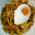くるみ小枝's cooksnap of when they made かつお節ポイント焼きうどん.