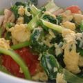 ふぁんたじすた梅麻呂's cooksnap of when they made 彩り野菜の味ぽんスクランブル.