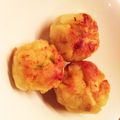 ばなーにょ's cooksnap of when they made 芽キャベツのハッシュドポテト包み揚げ.