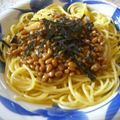 ビークル大好き's cooksnap of when they made 納豆の和風カルボナーラ.