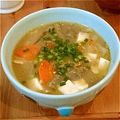 kumikatsu's cooksnap of when they made 糀屋本店☆塩糀で作るあったか豚汁.