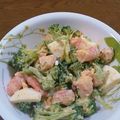 こんこんわきみず's cooksnap of when they made 簡単！海老とブロッコリーと卵のサラダ.