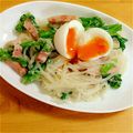 riririkayu's cooksnap of when they made ダイエット☆しらたきのパスタ（菜花・鶏）.