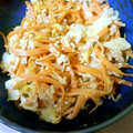 たぬ吉☆'s cooksnap of when they made 美容の味方♡たっぷり人参とツナの卵炒め♡.