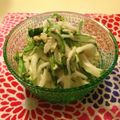 mihokid's cooksnap of when they made 大根とホタテのマヨサラダ.