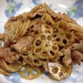 はに♡'s cooksnap of when they made 蓮根と豚肉の照り焼き(味噌verも).