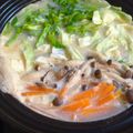 nasomiwa's cooksnap of when they made キャベツが美味しいヘルシー豆乳鍋.