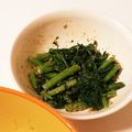 オレンジオム's cooksnap of when they made 超簡単！春菊のおひたし.