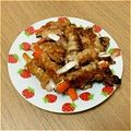さえずり's cooksnap of when they made にんじんと白葱の豚肉巻き.