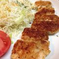 tiare1205's cooksnap of when they made 簡単びっくり☆節約チキンカツ.