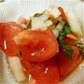 ょン☆'s cooksnap of when they made トマトと青じそのサラダ.