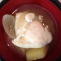 horseland's cooksnap of when they made たまねぎの味噌汁に★卵落とし★大好き.