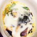 shokonta's cooksnap of when they made レンジで★茄子と小松菜のキムマヨチーズ.