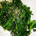 ユーロン's cooksnap of when they made めんつゆでラクラク♪ほうれん草の胡麻和え.