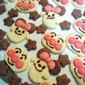 ニコとチャチャ's cooksnap of when they made ハロウィン♡アンパンマンクッキー.
