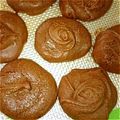 ERIKAJU's cooksnap of when they made レンジで40秒☆焼きチョコなクッキー.