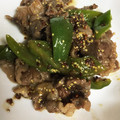 taakodesu's cooksnap of when they made 牛肉とピーマンの粒マスタードソース炒め♪.