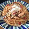 もうらん's cooksnap of when they made ナスと挽肉のトマトパスタ.