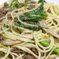 Rick_t's cooksnap of when they made 味付牛肉とほうれん草の和風パスタ.