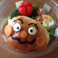 minch＊＊'s cooksnap of when they made ロールパンで♪カレーパンマン♡キャラ弁.