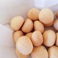 まきりん。's cooksnap of when they made 優しいたまごボーロ.