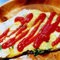 ☆ももバンビ☆'s cooksnap of when they made ほうれん草の粉チーズオムレツ.