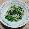 ★サリア☆'s cooksnap of when they made 簡単＊ほうれん草としらすの炒め物.