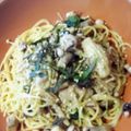 kozarudesu's cooksnap of when they made うまっ！大葉が香る♪イカと海老のパスタ.