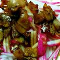 テンchan's cooksnap of when they made シャキシャキ大根のかりかりベーコンサラダ.