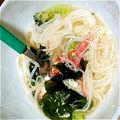 ちびちび団's cooksnap of when they made 簡単温まる☆ゴマたっぷ中華風にゅうめん.